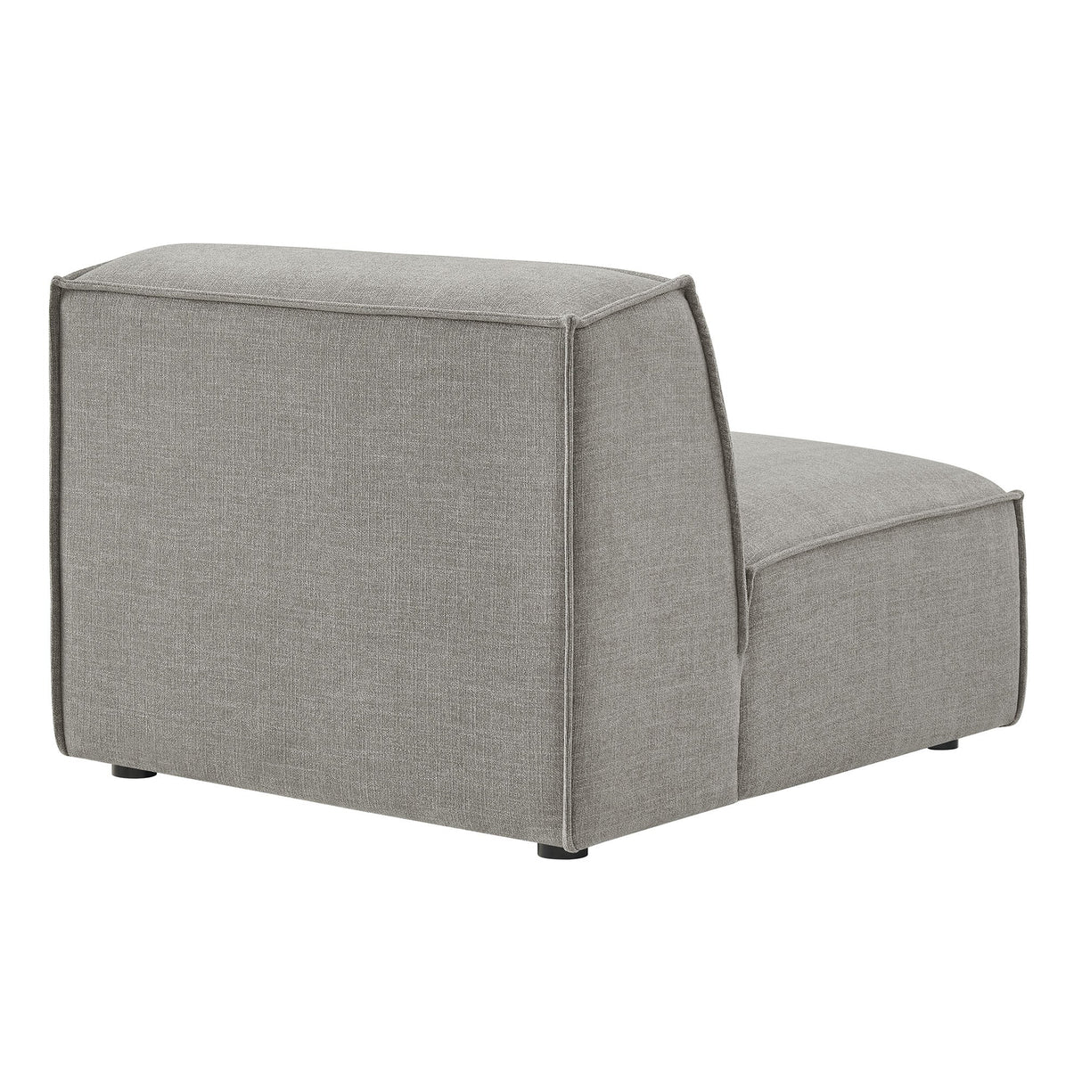 41 Inch Performance Fabric Armless Modular Sectional Chair