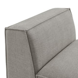 41 Inch Performance Fabric Armless Modular Sectional Chair