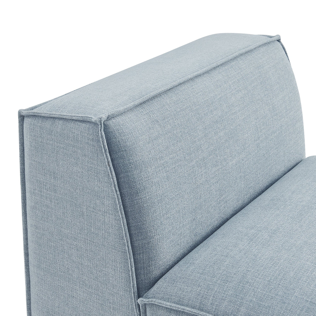 41 Inch Performance Fabric Armless Modular Sectional Chair