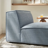 41 Inch Performance Fabric Armless Modular Sectional Chair