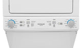 Frigidaire Electric Long Vent Stacked Laundry Center - 3.9 Cu. Ft. Washer & 5.5 Cu. Ft. Dryer