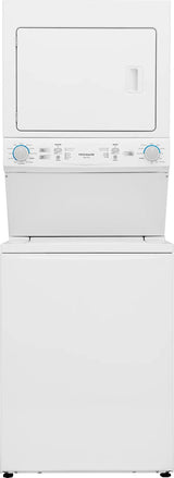 Frigidaire Electric Long Vent Stacked Laundry Center - 3.9 Cu. Ft. Washer & 5.5 Cu. Ft. Dryer