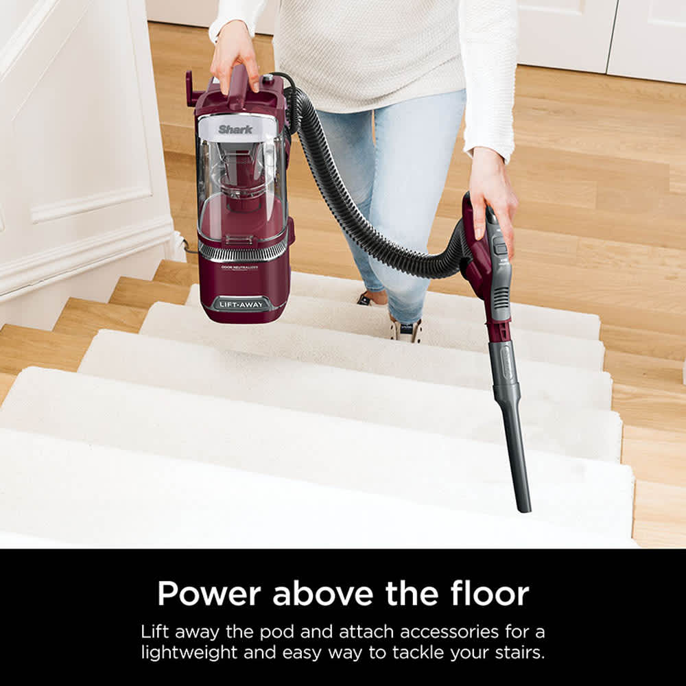 Shark LA492 Lift-Away pod cleaning stairs