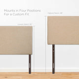 Upholstered Linen Fabric Headboard