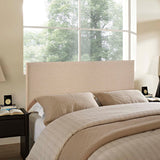 Upholstered Linen Fabric Headboard