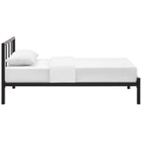 Rustic Cottage Metal Platform Bed Frame