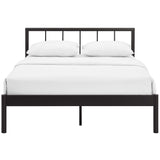 Rustic Cottage Metal Platform Bed Frame
