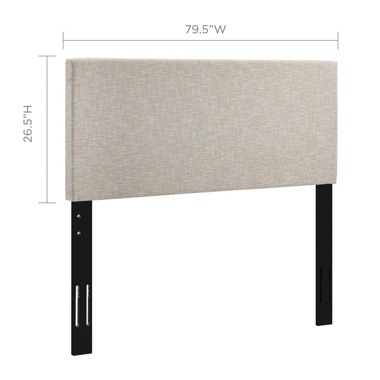 Upholstered Linen Fabric Headboard
