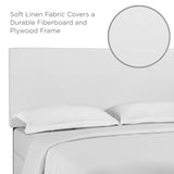 Upholstered Linen Fabric Headboard