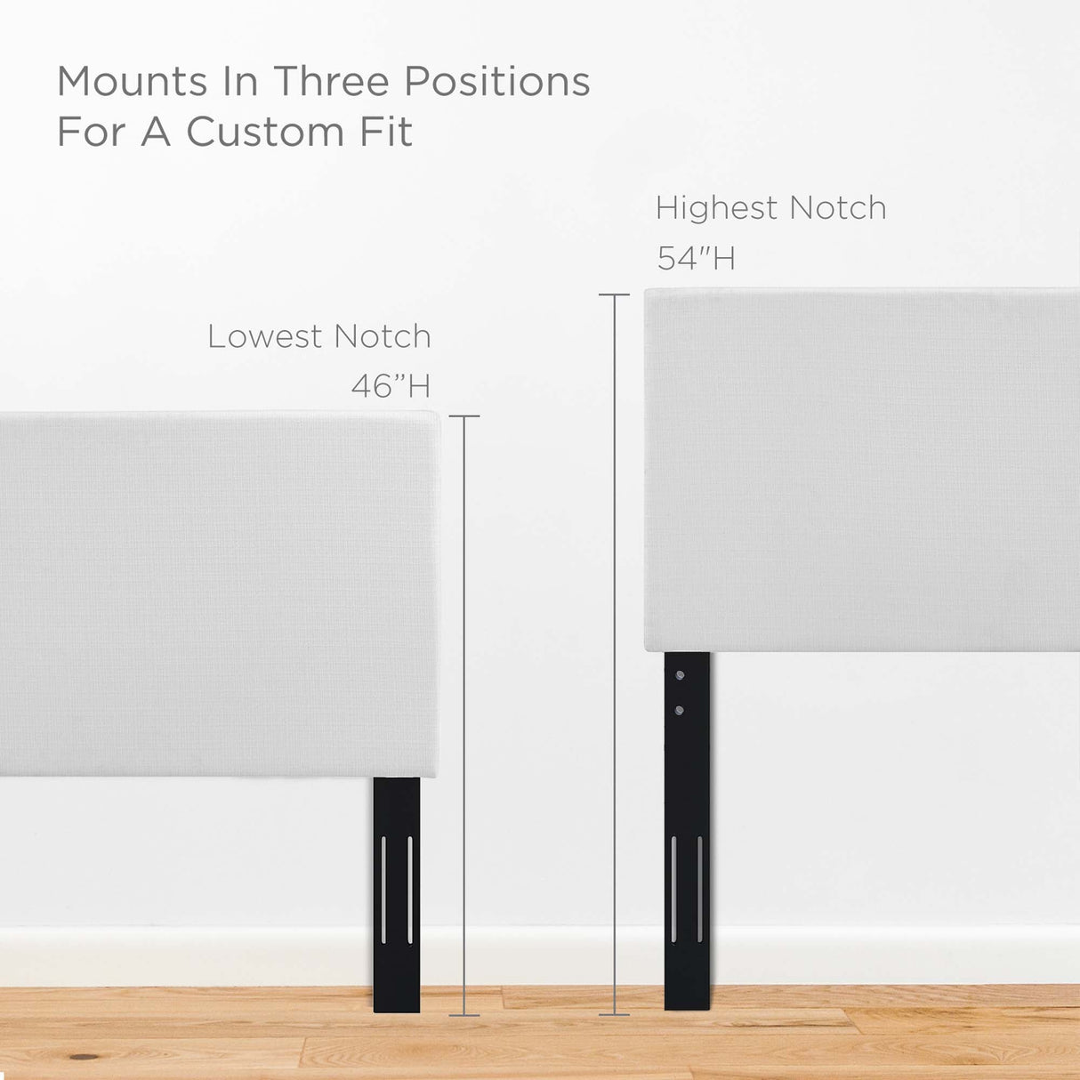 Upholstered Linen Fabric Headboard