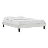Performance Velvet Upholstered Platform Bed Frame