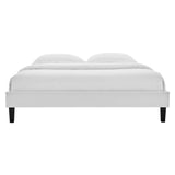 Performance Velvet Upholstered Platform Bed Frame