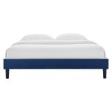 Performance Velvet Upholstered Platform Bed Frame