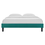Performance Velvet Upholstered Platform Bed Frame