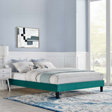Performance Velvet Upholstered Platform Bed Frame