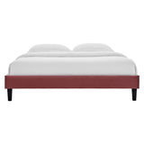 Performance Velvet Upholstered Platform Bed Frame