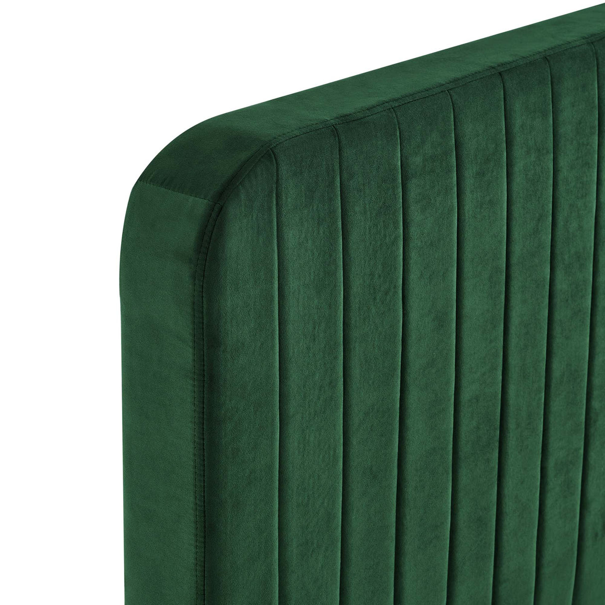 Tufted Performance Velvet Platform Bed