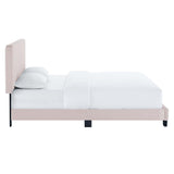 Tufted Performance Velvet Platform Bed