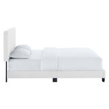 Tufted Performance Velvet Platform Bed