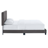 Tufted Performance Velvet Platform Bed