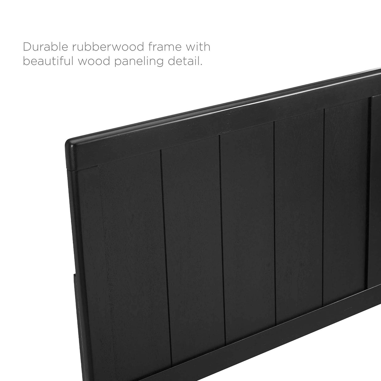 Wood Platform Bed with Angular Frame