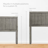 Wood Platform Bed with Angular Frame