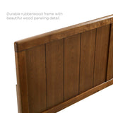 Wood Platform Bed with Angular Frame