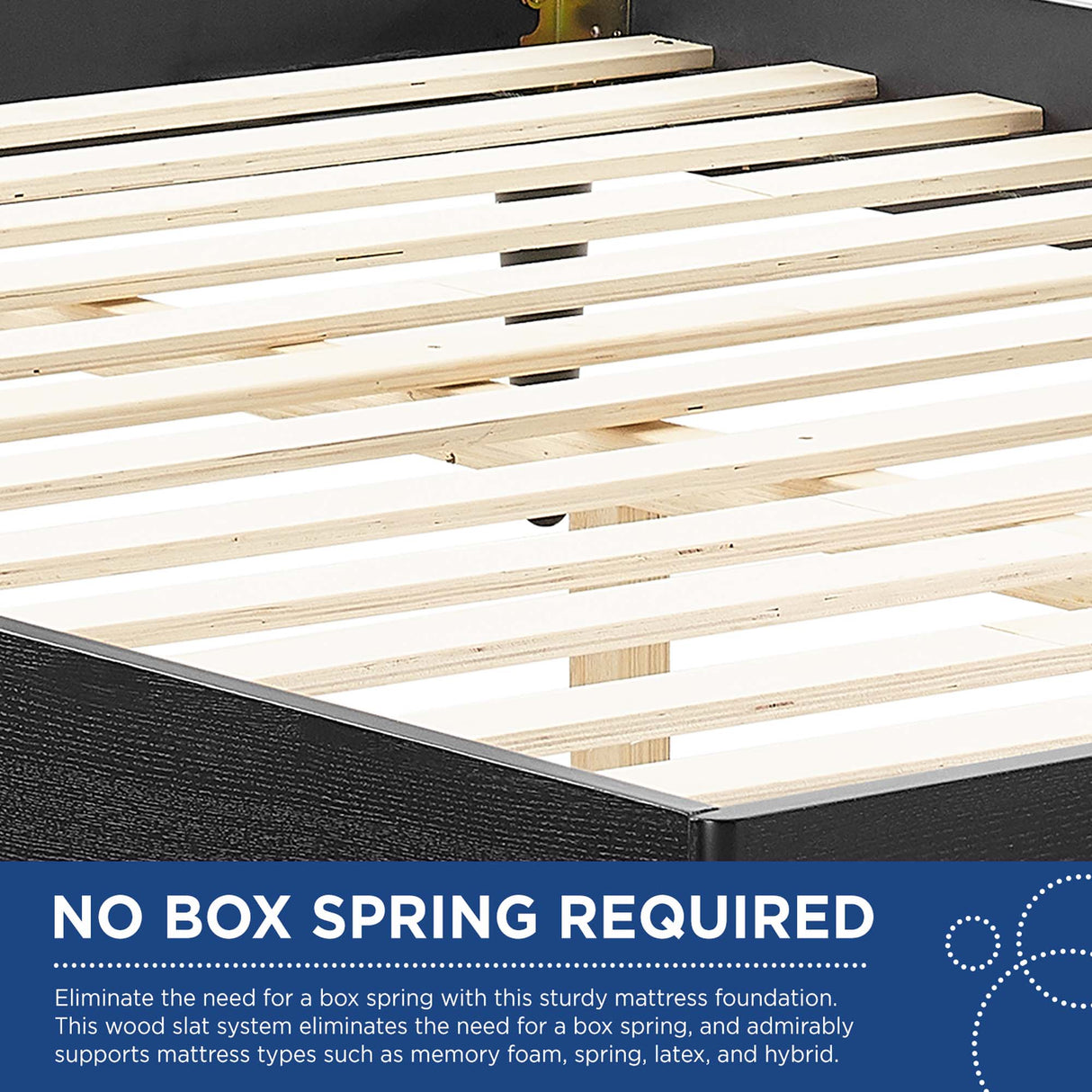 Woven Cane Rattan and Wood Platform Bed with Splayed Legs