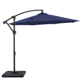 10ft Cantilever Patio Umbrella with Weighted Base