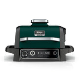 Ninja OG702QGN outdoor grill and smoker in green, closed front view