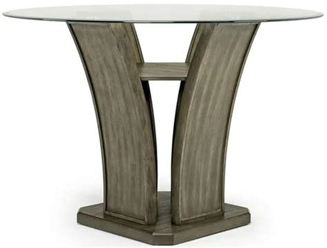 Dapper Walnut Round Dining Table Top