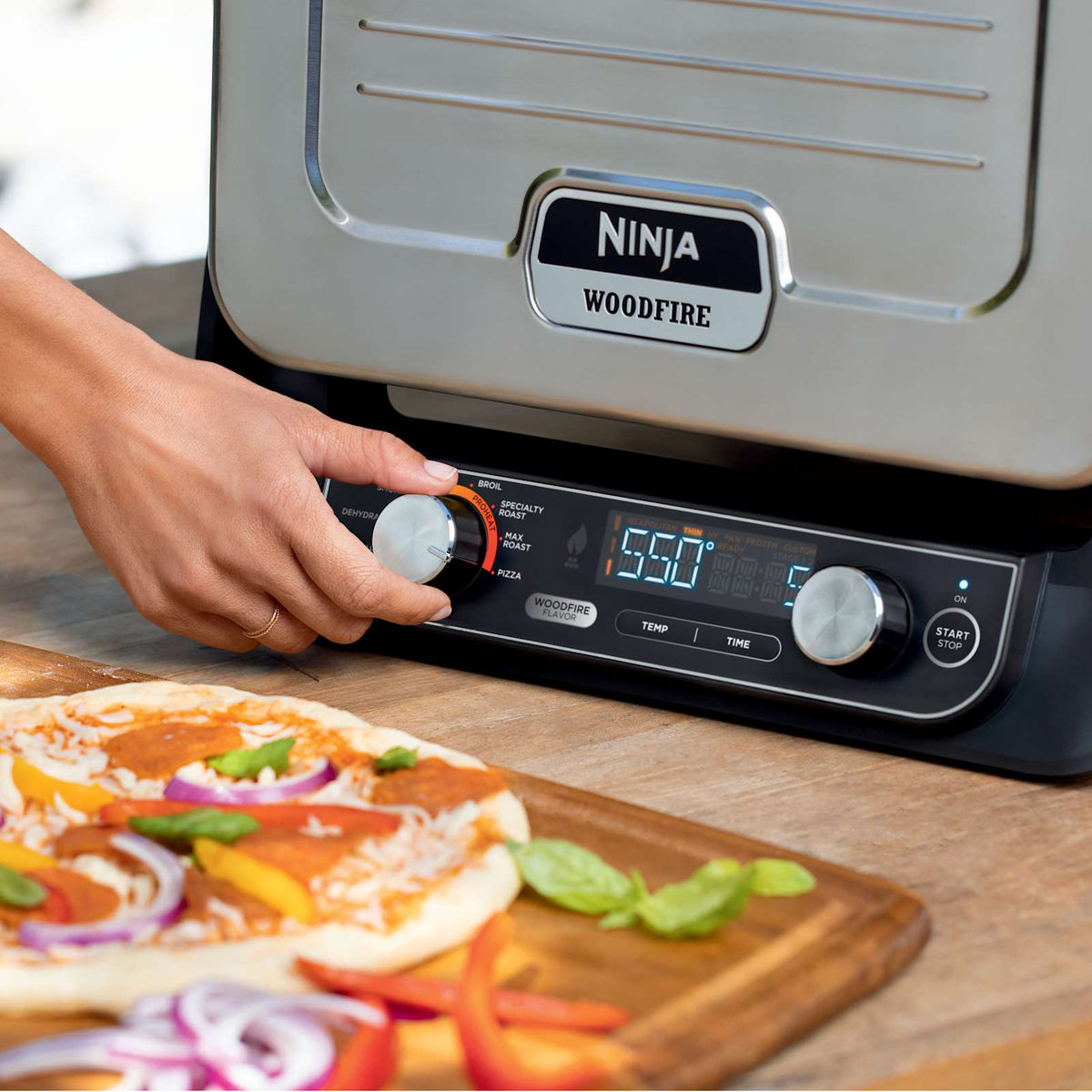 Ninja OO101 outdoor oven control panel