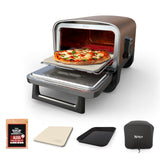 Ninja OO102 oven with pizza stone, roasting pan, pellets and cover
