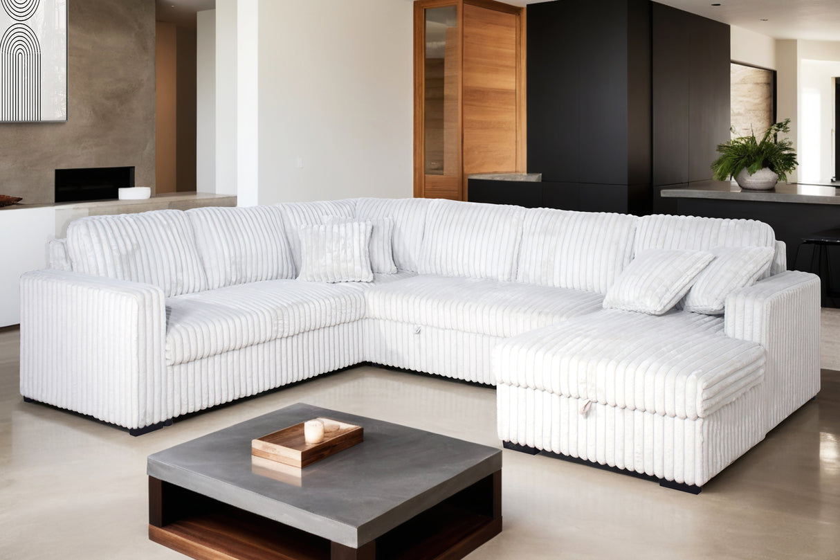 Bliss Sectional Sleeper with Storage Chaise