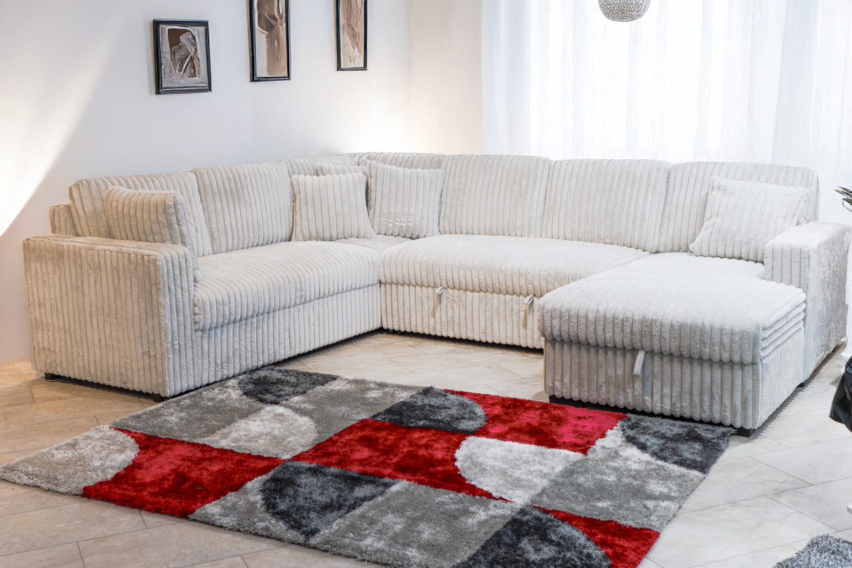 Bliss Sectional Sleeper with Storage Chaise