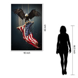 Eagle Flag Tempered Glass with Foil