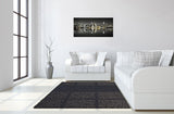 Hand Painted Textured Canvas in Frame