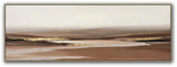 Brown Horizons Hand-painted Canvas in Frame
