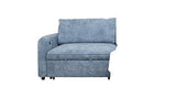 Finn Blue Pop-Up Sleeper Loveseat