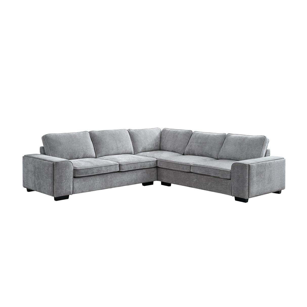 Dayne 3-Piece Sleeper Sectional with Built-In Power & Storage - Gray
