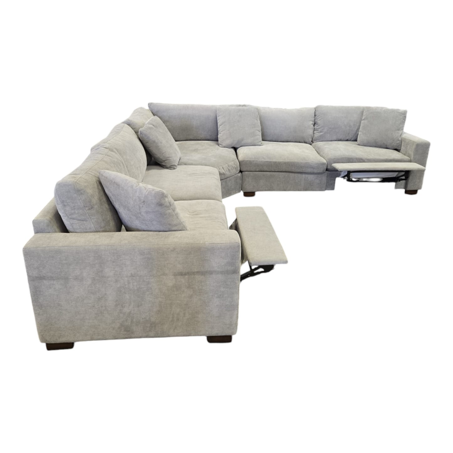 Henredon Selene 3-Piece Sectional with Power Footrests