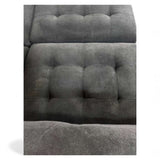 Thomasville Tisdale Modular Sectional 6-piece Dark Gray with Storage Ottoman