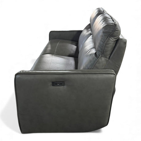 Henredon Keira Leather Zero-gravity Reclining Sofa