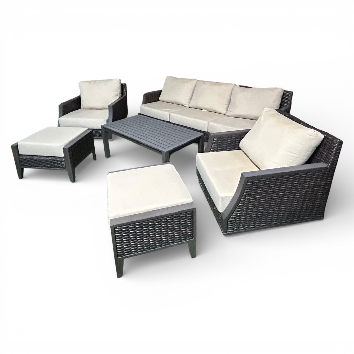 SunVilla Nichols 7-piece Sling Outdoor Patio Dining Set