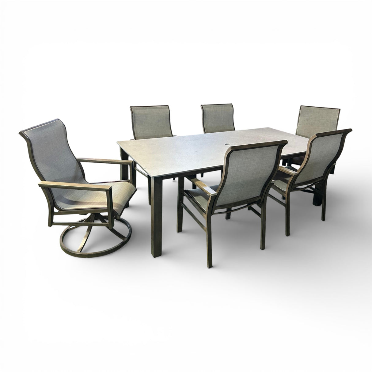 SunVilla Nichols 7-piece Sling Outdoor Patio Dining Set