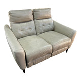 Timmons Leather Power Reclining Sofa and Love-seat with Power Headrest