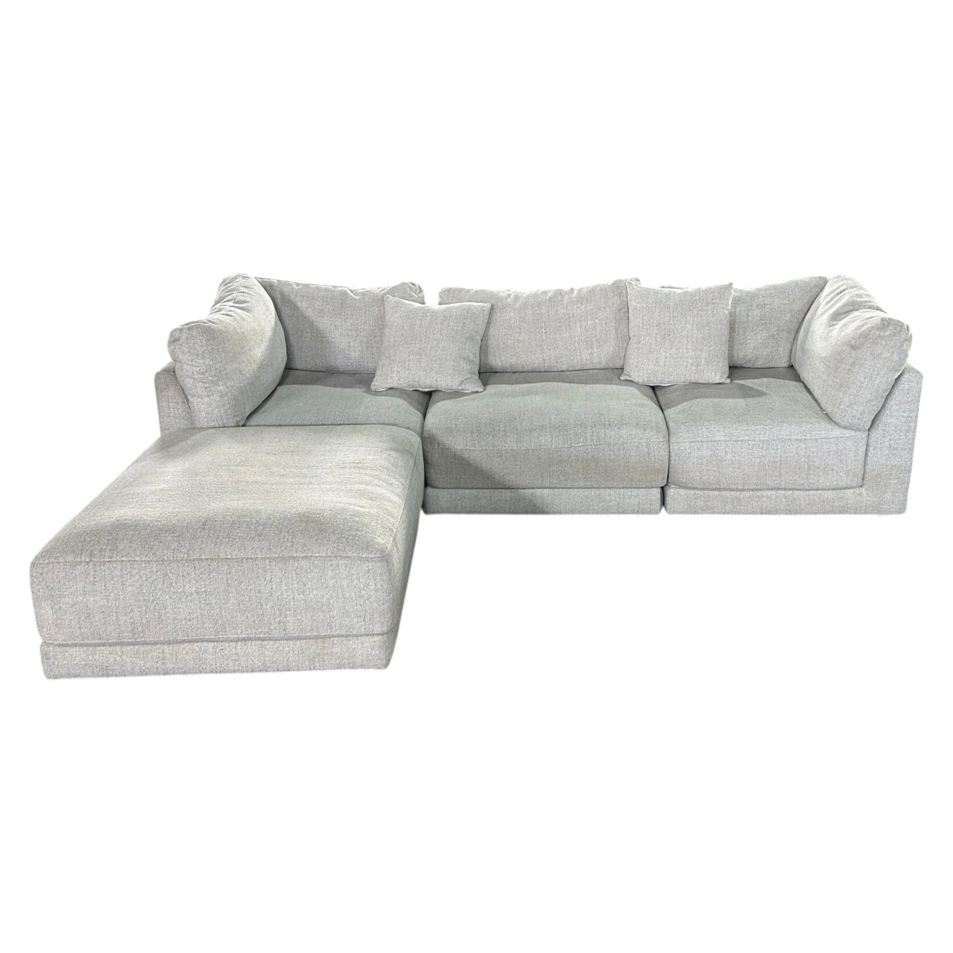 Aiden & Ivy Dayna 4-piece Modular Fabric Sofa – Alpine Outlets
