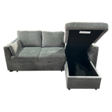 Coddle Aria Fabric Sleeper Sofa with Chaise