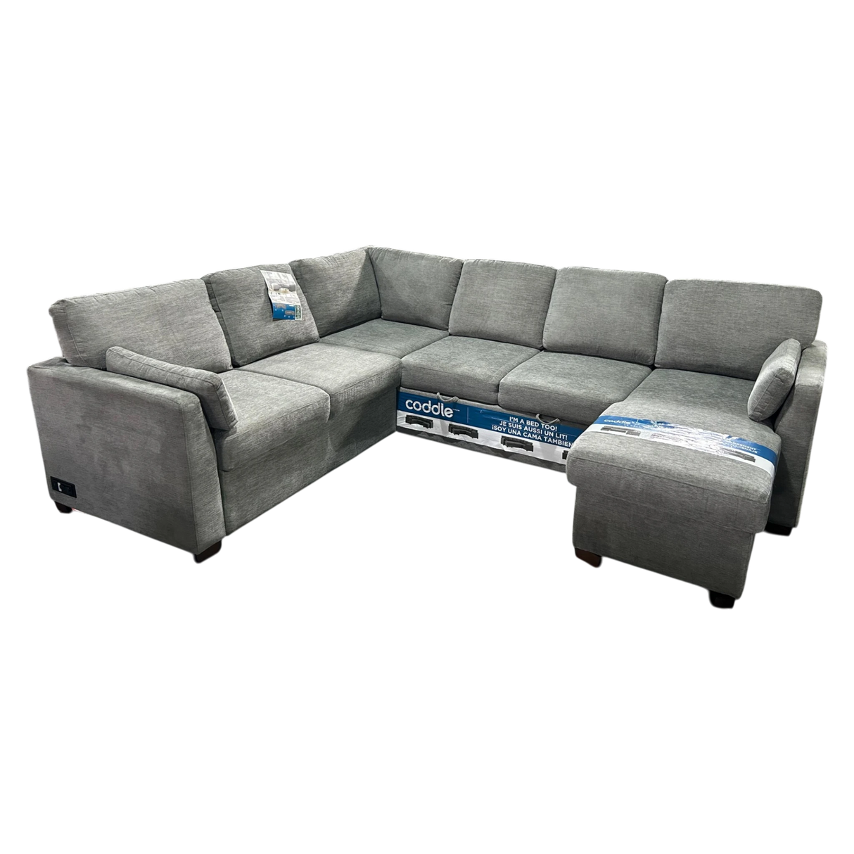 Coddle Luke Sleeper Sectional with Reversible Chaise