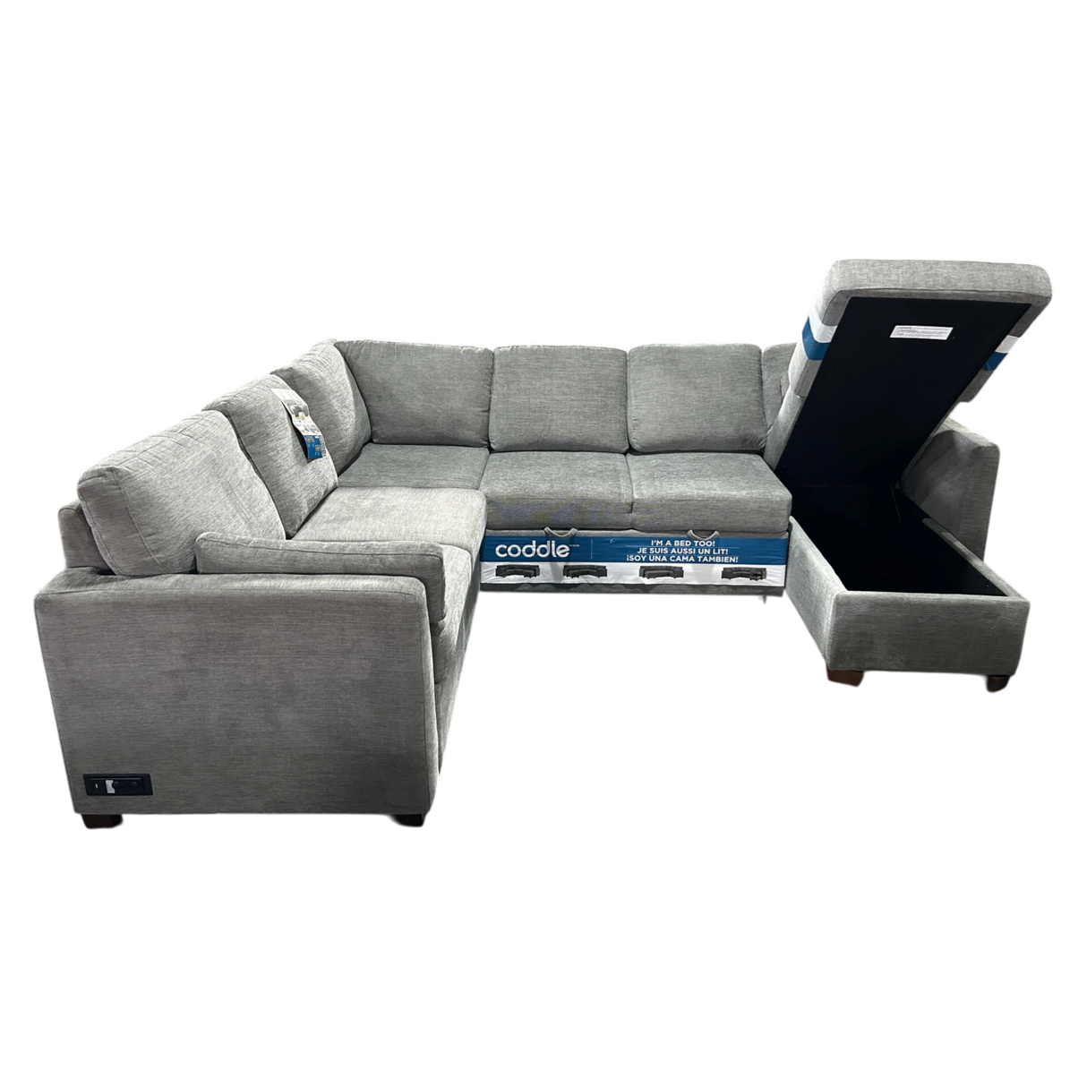 Coddle Luke Sleeper Sectional with Reversible Chaise